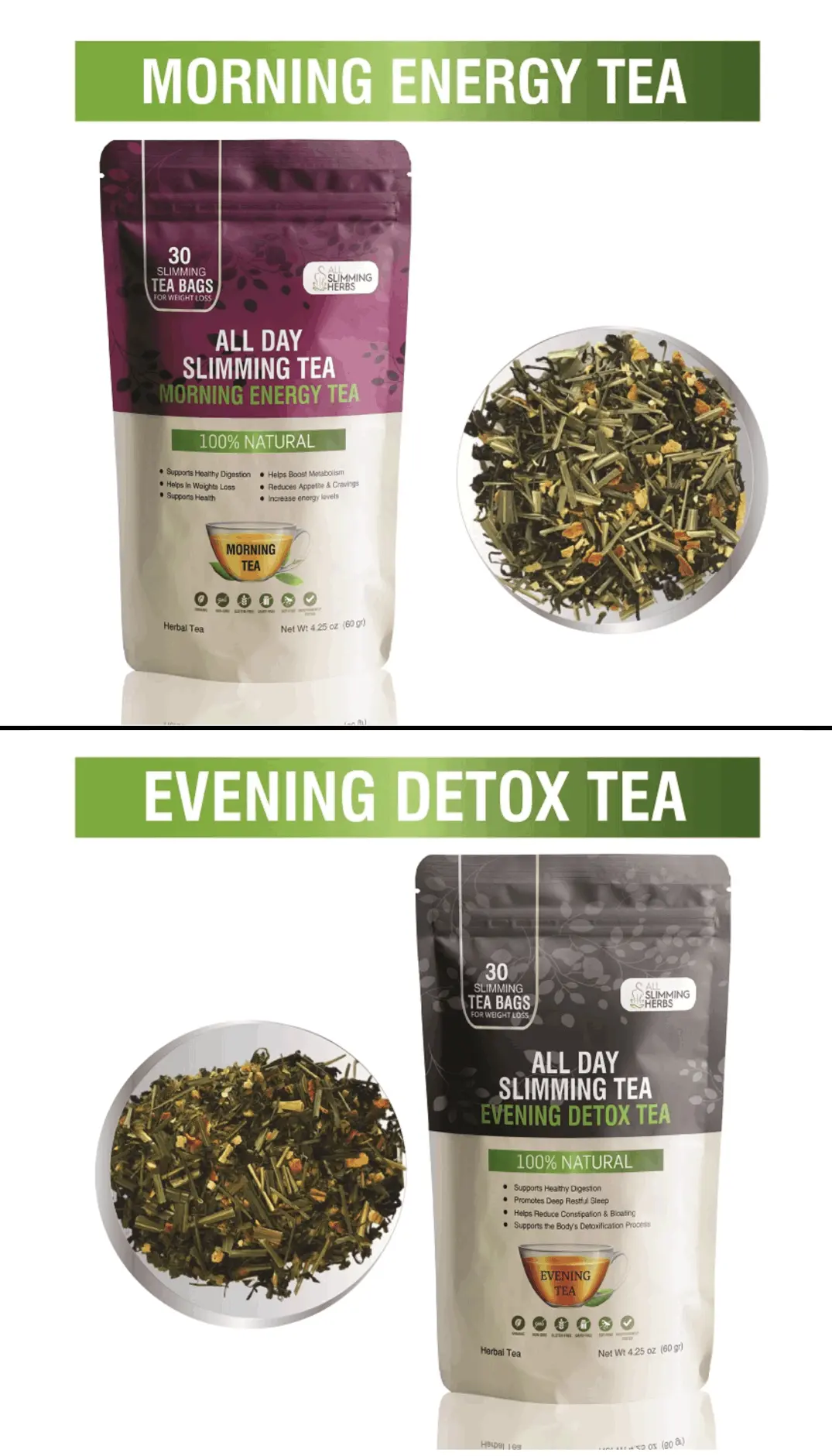 all day slimming tea supports weight loss
